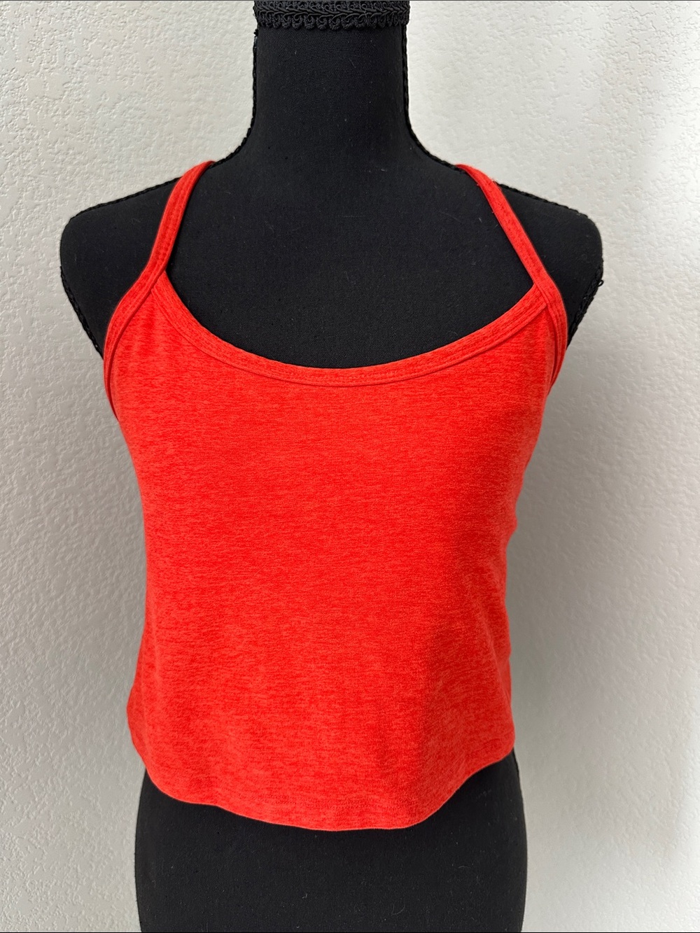 Beyond Yoga Red Cropped Tank Crop Top